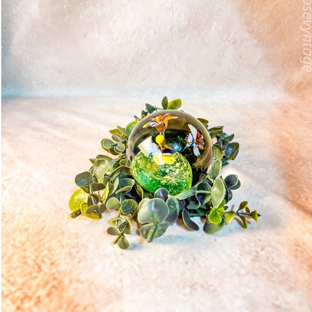 Botanical Glass Orb